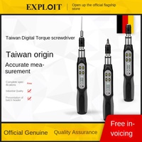 EXPLOIT Tournevis testeur de tension numérique industriel de qualité supérieure, à tête Phillips chromée, avec voyant lumineux, outil de mesure de couple haute précision (OEM)