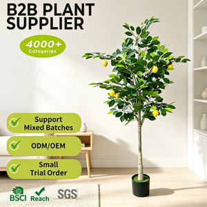 Grand arbre artificiel <span class=keywords><strong>citronnier</strong></span> de 150 cm, plante d'agrumes artificielle <span class=keywords><strong>en</strong></span> <span class=keywords><strong>pot</strong></span> pour la décoration de villa, patio, cour, restaurant, jardin - Product Image 1