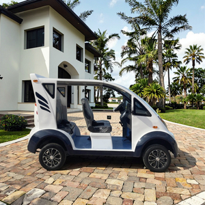 WELIFTRICH Voiturettes de golf de patrouille électrique nouvelle version pour parc à thème Villa 5 places et 8 places en vente - Product Image 2