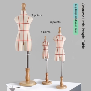 Naaisters Vrouwelijke Jurk Ontwerp Mini 1/2 1/3 1/4 Naaien Mannequins Schuim Inclusief Been Half Body Mannequin Kleermaker Couture - Product Image 4