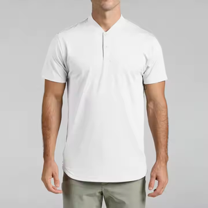 Polo d'affaires personnalisé à manches courtes pour homme – T-<span class=keywords><strong>shirt</strong></span> de golf respirant à <span class=keywords><strong>col</strong></span> lame pour homme - Product Image 3