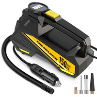 Pneus de voiture portables pompe à air numérique électrique filaire sans fil DC 12v 150psi gonfleurs de pneus pour pompe de gonflage