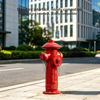 Systèmes de sécurité incendie de haute qualité, équipement d'alimentation en eau pour la protection incendie, hydrant extérieur SS100/65-1.6