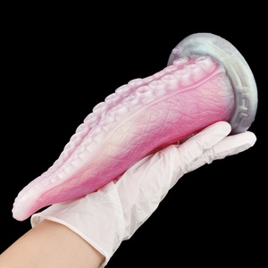 Venta al por mayor: Nuevo dildo de color rosa con ventosa, diseño de animal, tentáculo de pulpo alienígena de fantasía, dildo monstruoso, juguete sexual, tapón anal. - Product Image 6