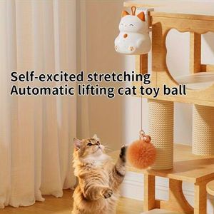 Jouet électrique pour chat, balle de stimulation, adapté aux exercices en intérieur pour chats de petite, moyenne et grande taille ; rechargeable par USB - Product Image 5