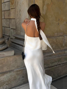 Set <span class=keywords><strong>Blazer</strong></span> e Gonna in Raso Bianco per Signore - Product Image 3