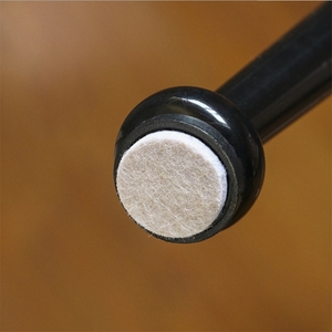 Rouleau de ruban de feutre de polyester noir de 32 pieds pour meubles Bande de feutre auto-adhésive de 4 pouces Style uni - Product Image 5