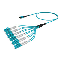 Répartiteur de fibre optique 1*6 MTP/MPO avec connecteurs LC/APC Répartiteur de fibre optique en tube d'acier pour réseau CATV et FTTH