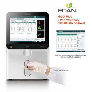 Analyseur d'hématologie entièrement automatique EDAN H60 Vet Vet 5 Diff (5 parties) avec conception compacte - Product Image 2