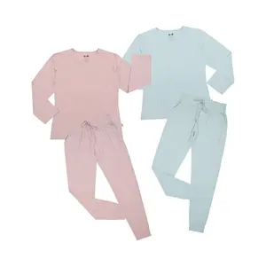 Direct Factory Custom-Printed MODAL Ladies Pajama Set Extra Soft Breathable Elastic Night Wear Plain Printing For Summer Spring