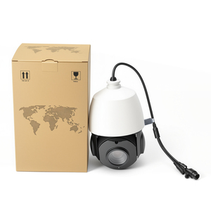 Caméra PTZ PoE 4K 8MP extérieure avec micro intégré, zoom optique 25x, détection IA des personnes/véhicules, balayage automatique professionnel - Product Image 1