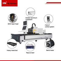 Machine de découpe laser fibre CNC 6000W 3015 pour tôle, refroidie par eau, avec système de contrôle CypCut, compatible DWG/DXF et laiton