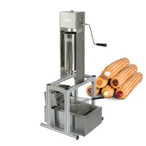 Complete functions 5L Spain Churros machine with 5L Fryer with 4 Churros mold