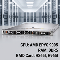 Pemasok Server Enterprise Dell PowerEdge R6715 AMD EPYC Asli Pabrik, Dukungan OEM ODM, Dukungan Teknis