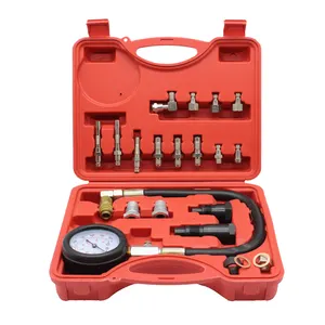 Pabrik Langsung TU-15 Mesin Diesel Kompresi Silinder Tekanan Meter Tester Gauge Kit 0-1000 Psi