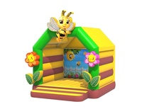 Trampoline gonflable d'extérieur pour enfants, lit de saut, structure gonflable abeille pour parc d'attractions