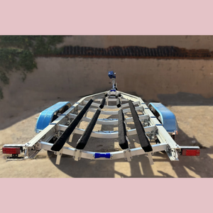 <span class=keywords><strong>Remorque</strong></span> marine en aluminium argenté de 27 pieds à double essieu avec couchettes en <span class=keywords><strong>bois</strong></span>, certifiée VIN DOT - Product Image 4