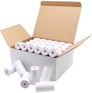 Rollos de papel térmico Jumbo para máquina Atm, venta al por mayor, fabricante, <span class=keywords><strong>precio</strong></span> más barato, 55gsm Pos, 80x100mm - Product Image 1