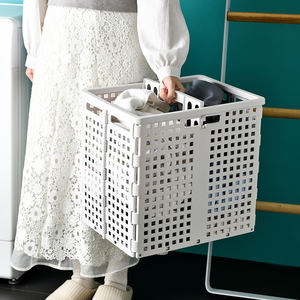 Cestas de Lavandería Plegables Grandes de Plástico, Cesto de Ropa Sucia Plegable, Cestas de Almacenamiento Plegables de Plástico para Ropa Sucia - Product Image 3