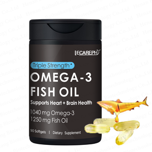 Üçlü gücü Omega 3 balık yağı yüksek güçlü balık yağı Omega-3 EPA & DHA Premium vahşi yakalanan ve Burpless balık yağı ile ek - Product Image 1