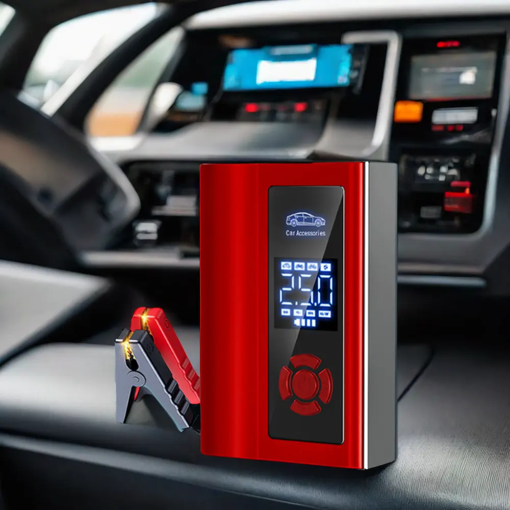 Sell Products Cheaply Home Energy Portable 16000mAh 600A 12V USB Type-C Car Jump Starter With Tyre Inflator