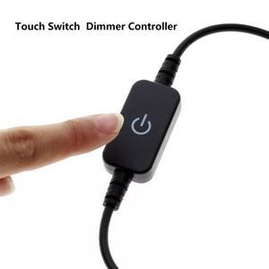 สวิตช์ไฟ LED แบบสัมผัส ขนาด 30 ซม. หัวต่อ DC ตัวเมีย ตัวผู้ สำหรับไฟ LED 5.5*2.1 มม. ใช้กับไฟ LED เทป 12V 24V 5050 3528 - Product Image 5