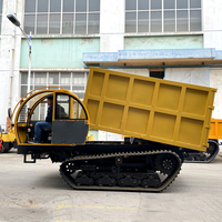 Dumper chenillé robuste neuf de 10 tonnes, direction à gauche, 4x4, pour le transport de minerai en tunnel souterrain et les stockages