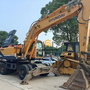 Excavadoras de Ruedas Usadas Importadas Originales con Precios Bajos, Pocas Horas de Uso y Rendimiento Superventas Hyundai 210w-9 - Product Image 1