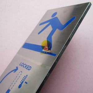 Tùy chỉnh nhôm thép TAG tấm kim loại Số serial tấm kim loại dữ liệu Tên tấm - Product Image 3