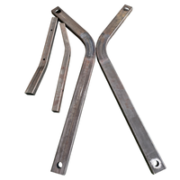 Pièces de tuyaux métalliques personnalisées OEM Cintrage de tubes carrés CNC Chauffage Raccords coudés Service d'usinage par cintrage de mandrin