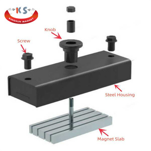 Ván khuôn thép carbon 2500kg từ bê tông đúc sẵn neodymium nam châm nâng hệ thống màn trập bê tông N45 tường xây dựng - Product Image 3
