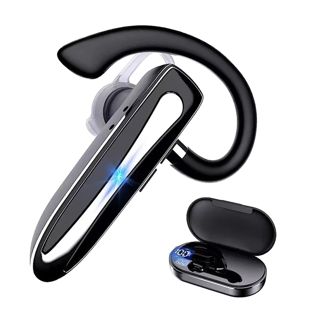 New Best Selling YYK-530 In-ear Business Headphone Call Active Noise Cancellation Digital Display IPX7 Type-C for 5.3