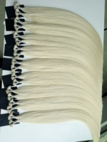 Extensions de cheveux humains à pointe plate de haute qualité avec kératine, support personnalisé, double épaisseur, extensions de cheveux humains à pointe plate