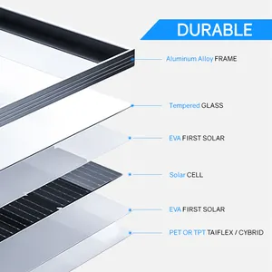 Custom High Quality Solar Panel 540w For Home Solar Battery Systems Generator Panel