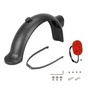 Garde-boue arrière gris pour scooter avec crochet, vis, outil et support pour accessoires de scooter <span class=keywords><strong>Xiaomi</strong></span> Mijia 4 Pro - Product Image 1