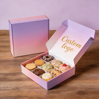 Boîtes à biscuits pour mariage, donuts, cupcakes, boîte à biscuits multi-compartiments, boîte à biscuits croustillants, emballage pour biscuits