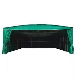 Abri mobile d'extérieur de taille moyenne Q235 en acier galvanisé avec toile anti-rayures rétractable pour l'entretien routier - Product Image 5