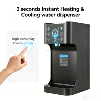 Distributeur d'eau chaude à chauffage instantané à écran tactile boire directement un ventilateur de refroidisseur d'eau refroidissant le distributeur d'eau à température réglable
