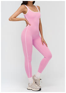 Conjunto de Ropa Deportiva de Yoga con Bloques de Color ODM, Ropa de Entrenamiento de Alta Resistencia, Mono Deportivo de Yoga para Mujer - Product Image 3