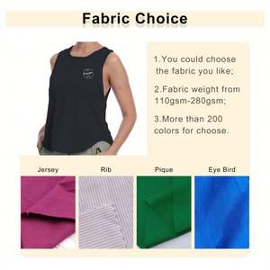 Back Slit Sports Racerback Tank Top Quick Dry Yoga Clothing Loose <b>Running</b> Fitness <b>Vest</b> Sleeveless Tops <b>Women</b> Yoga Tank Top - Product Image 6
