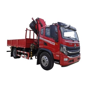 รถเครนติดรถบรรทุกแบบไฮดรอลิก 6.3 ตัน สำหรับงานก่อสร้างและขนย้ายวัสดุ - Product Image 1