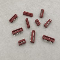Connecteur Micro Match 2,54 mm LL1033-2A, connecteur IDC rouge
