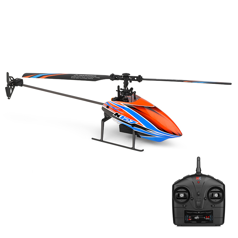 Wltoys XK K127 - 4CH 6axis Gyro RC Helicopter with Altitude Hold