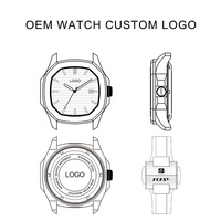 Montre-Bracelet de Luxe Classique Personnalisée Haute Qualité Étanche pour Homme, Logo Personnalisable, Unique en Acier Inoxydable, OEM