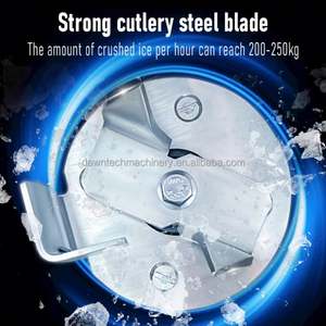 Máquina Comercial Eléctrica de Acero Inoxidable para Triturar Hielo, Granizados, Bebidas Congeladas y Smoothies - Product Image 6