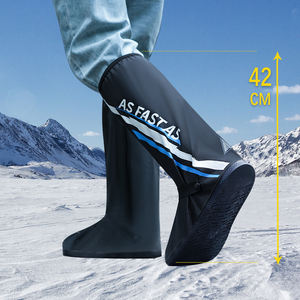 Offre Spéciale hommes femmes bottes <span class=keywords><strong>de</strong></span> <span class=keywords><strong>pluie</strong></span> en PVC respirant réutilisable avec couche imperméable intégrée couvre-chaussures <span class=keywords><strong>de</strong></span> <span class=keywords><strong>pluie</strong></span> léger pour les jours <span class=keywords><strong>de</strong></span> <span class=keywords><strong>pluie</strong></span> - Product Image 6