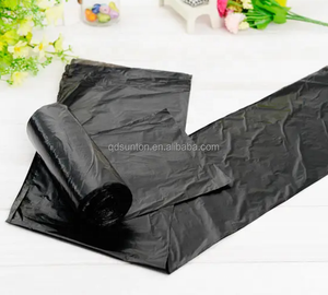 Sac à ordures plat à cordon conçu sur mesure sacs à ordures de voiture en PE biodégradable doublure de poubelle compostable - Product Image 4