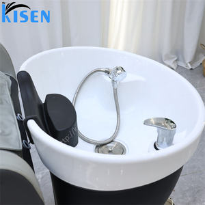 Kisen Salon Canapé <span class=keywords><strong>Shampooing</strong></span> Lit de massage Styling Dressing Chair Machine à laver les cheveux personnalisée Garantie d'un an Meubles - Product Image 6