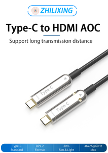 Cable <span class=keywords><strong>de</strong></span> Fibra Óptica Activa Tipo C AOC 4K <span class=keywords><strong>de</strong></span> 60W PD, Cable Tipo-C a Tipo-C <span class=keywords><strong>para</strong></span> Meta <span class=keywords><strong>Oculus</strong></span> <span class=keywords><strong>Quest</strong></span> 3 <span class=keywords><strong>2</strong></span> VR Headset Gaming PC 30m - Product Image 3