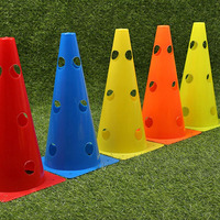 Cônes d'agilité pour l'entraînement au football, en plastique durable et flexible, pour la pratique sportive en extérieur, entraînement multifonctionnel de vitesse pour enfants